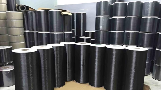 Carbon Fiber Uniโดยตรงional Fabric sample showing material texture and weave pattern