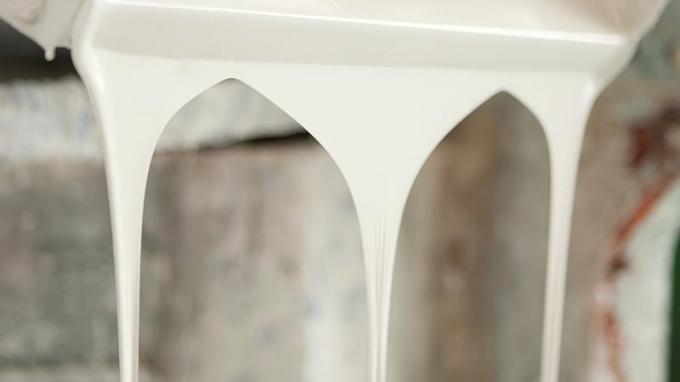 High Gloss اف Gelcoat sample showing glossy finish