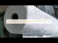 Gehackte Strangmatte 450 GSM Hochtemperatur chemisch-beständige Hand Leg Up Vakuum Infusion Verbundmatte