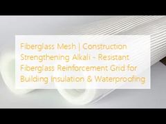 Fiberglass Mesh | Construction Strengthening Alkali - Resistant Fiberglass Reinforcement Grid for Building Insulation & Waterproofing
