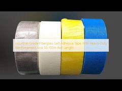 Industrial-Grade Fiberglass Self-Adhesive Tape With Heavy-Duty Reinforcement And 50-100m Roll Length