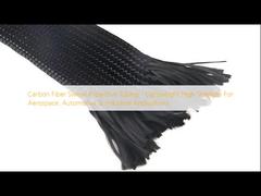 Carbon Fiber Sleeve Protective Tubing - Lightweight High Strength For Aerospace, Automotive & Industrial Applications